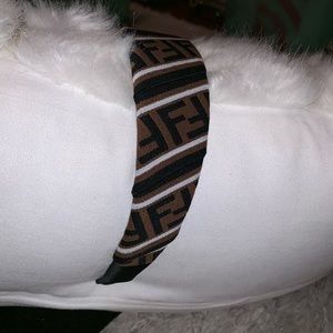 Fendi FF headband black/brown